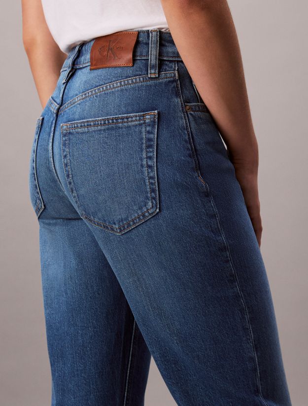 High Rise Straight Jeans