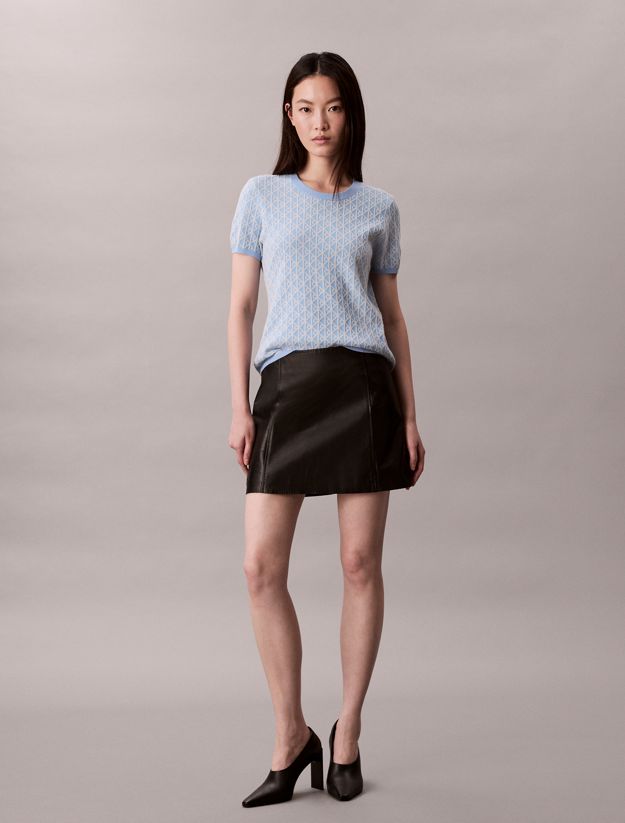 Knit Cap Sleeve Baby Tee