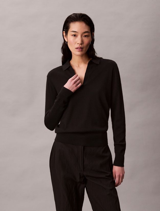 Merino Camp Collar Jumper