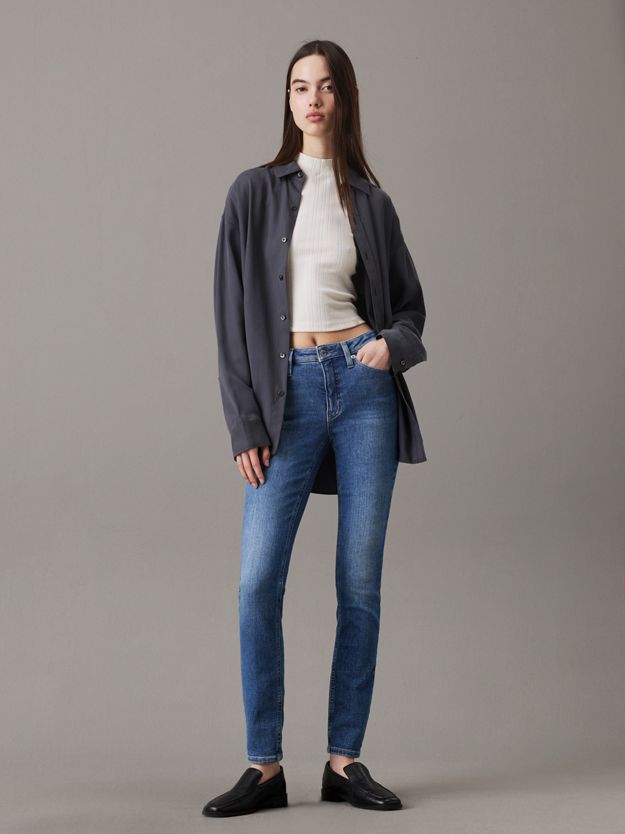 Mid Rise Skinny Jeans
