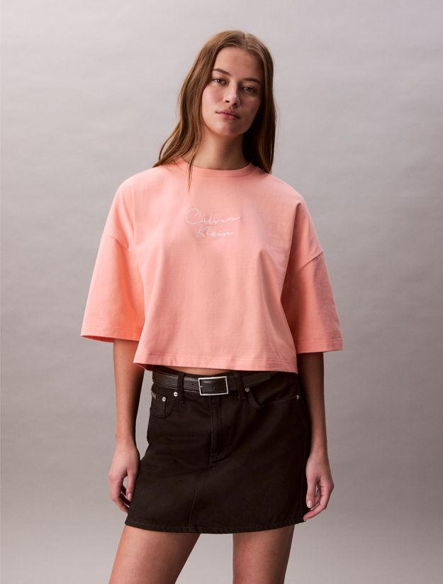 Boxy Cropped Logo T-shirt