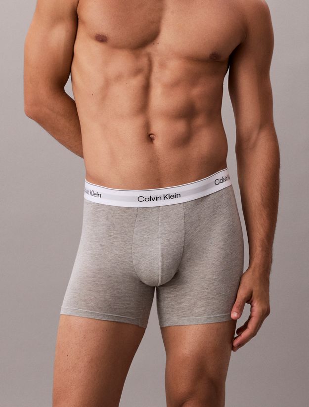 3 Pack Boxer Briefs - Icon Cotton Stretch