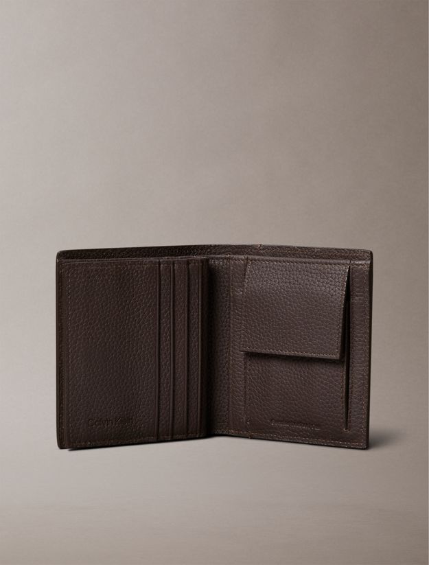 Embossed Logo Trifold Wallet and Card Holder