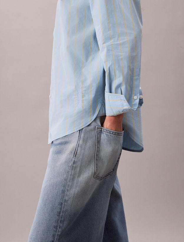 Striped Button-Down Shirt