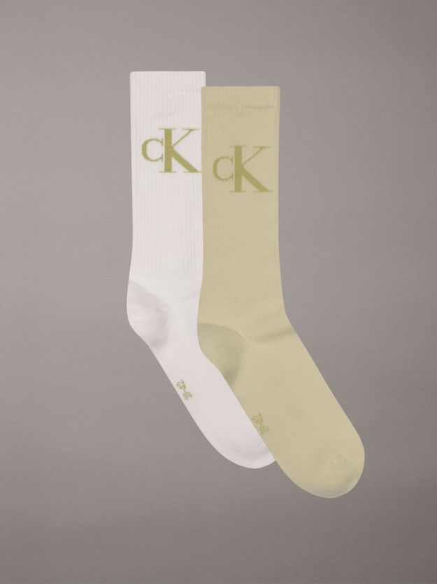 2 Pack Soft Cotton Stretch Crew Socks