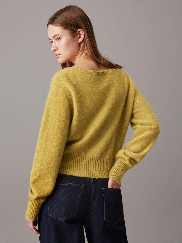 Plush Wool Blend V-Neck Jumper