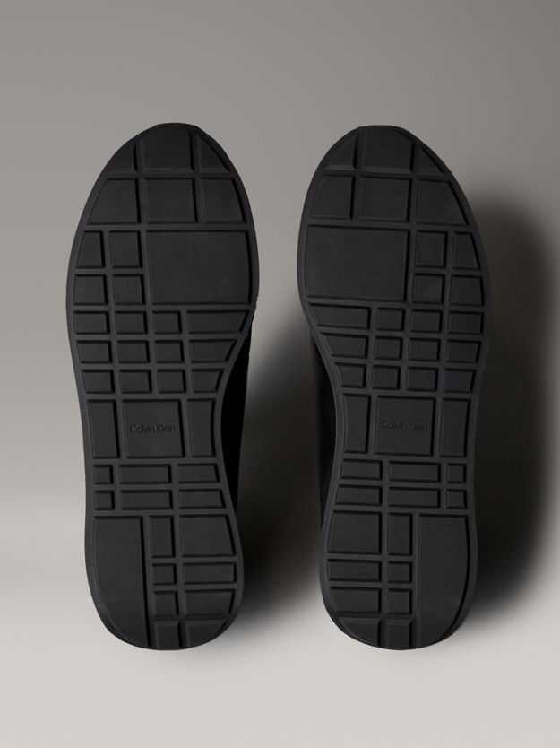 Leather Signature Logo Runner Trainers