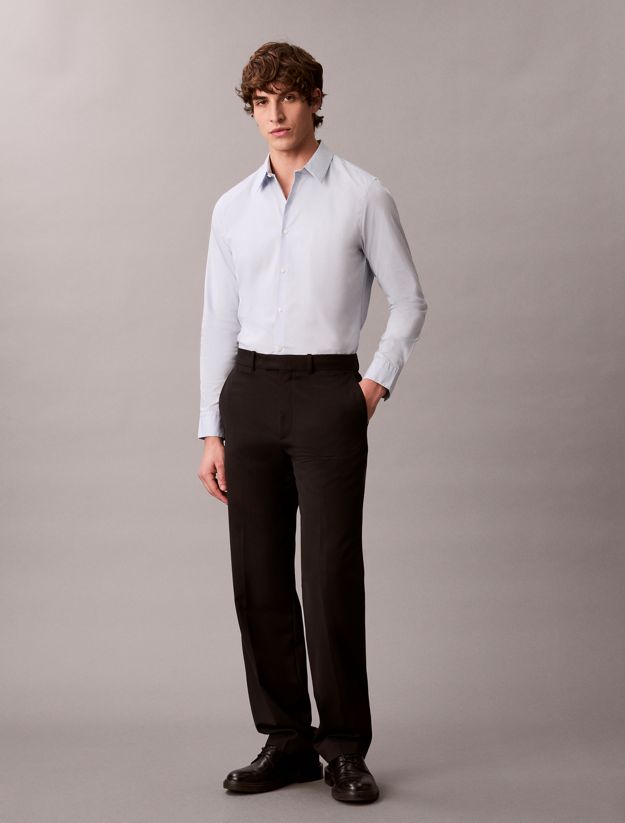 Slim Stretch Poplin Shirt