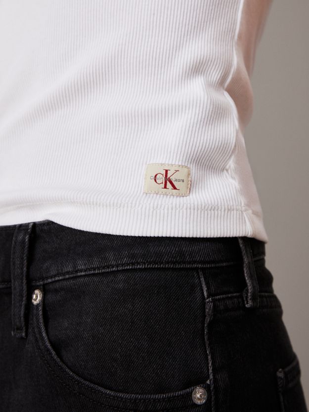 Ribbed Cotton Tank Top