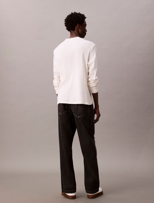 Cotton Linen Pull On Jeans