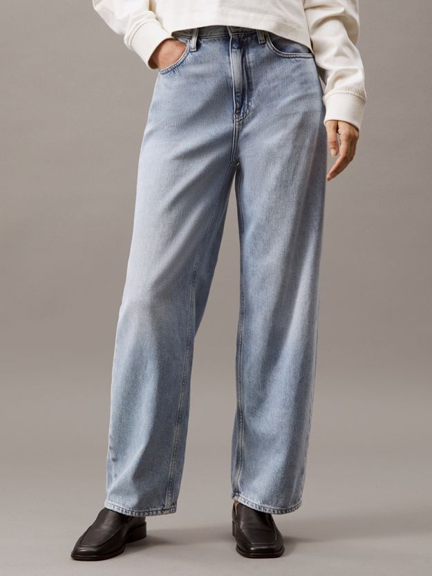 High Rise Barrel Jeans