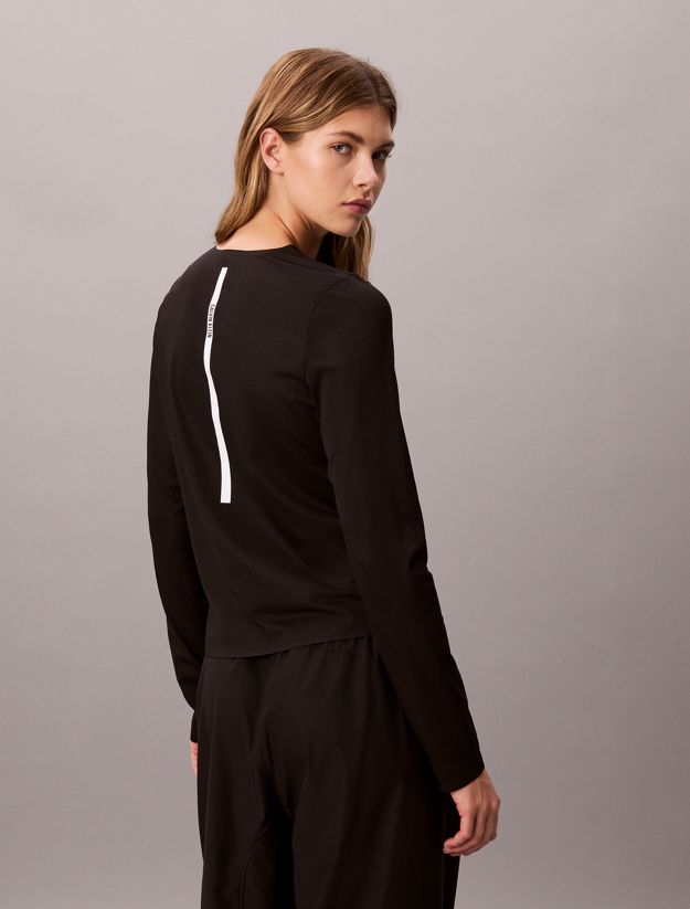 Performance Mesh Long Sleeve Gym T-shirt