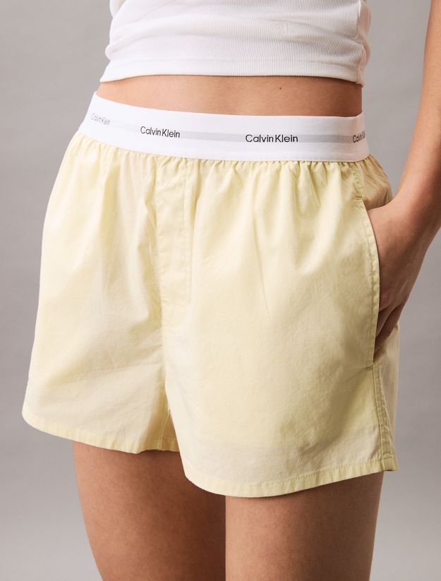 Cotton Poplin Pyjama Shorts