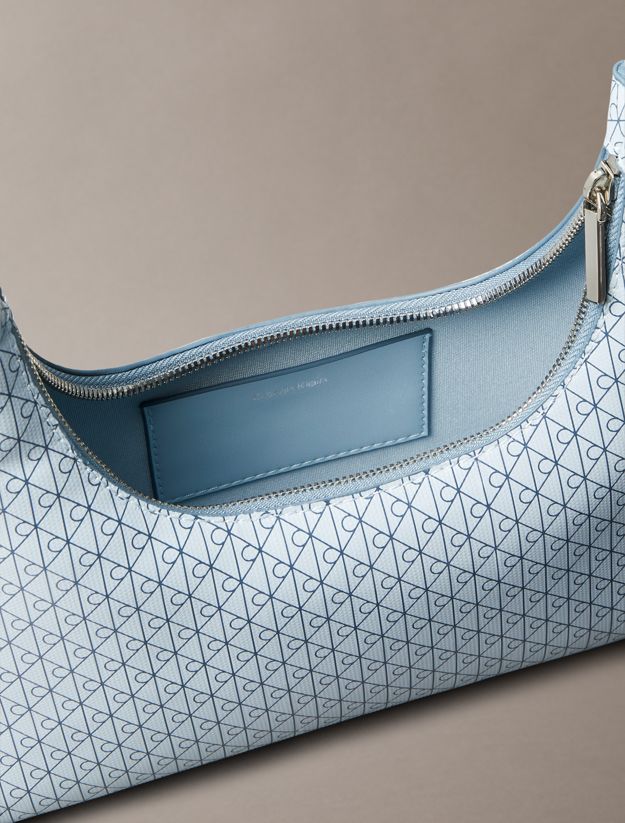 Allover Monogram Logo Shoulder Bag