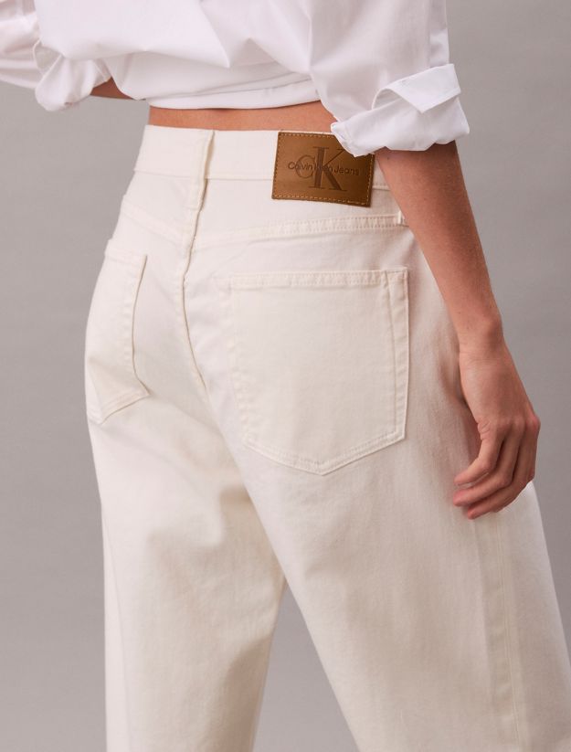 90's Loose Cotton Linen Jeans