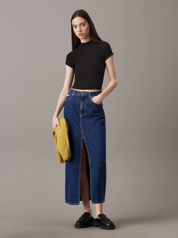 Slim Textured Rib T-shirt