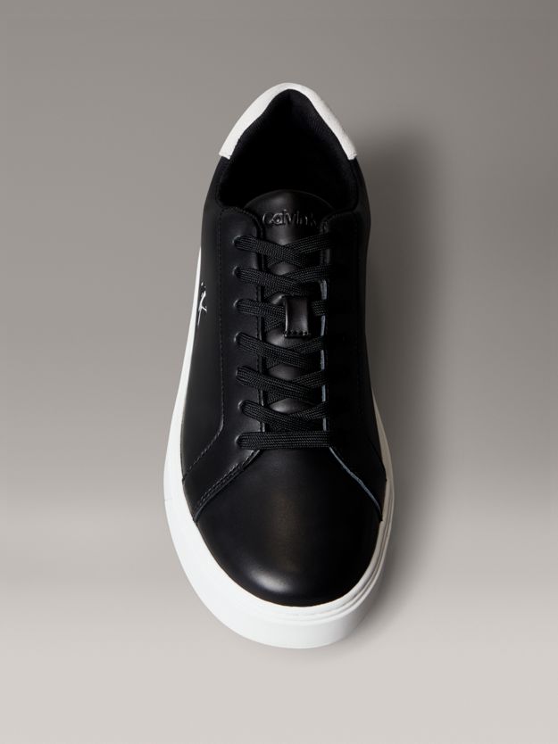 Smooth Leather Flexible Sole Trainers
