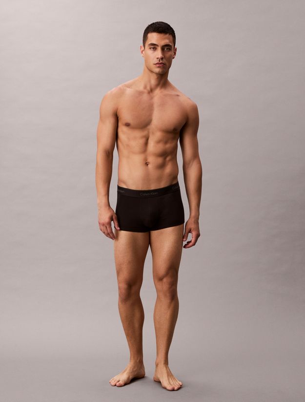 3 Pack Low Rise Trunks - Icon Cotton Stretch