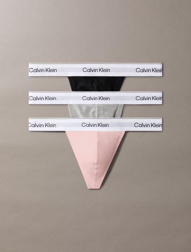 3-Pack Thong - Icon Cotton Stretch