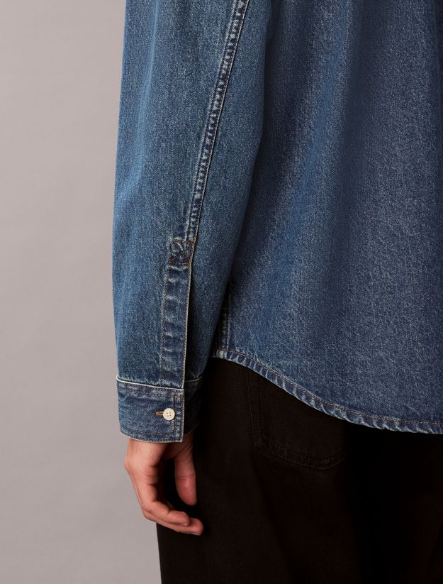 Denim Classic Button-Down Shirt
