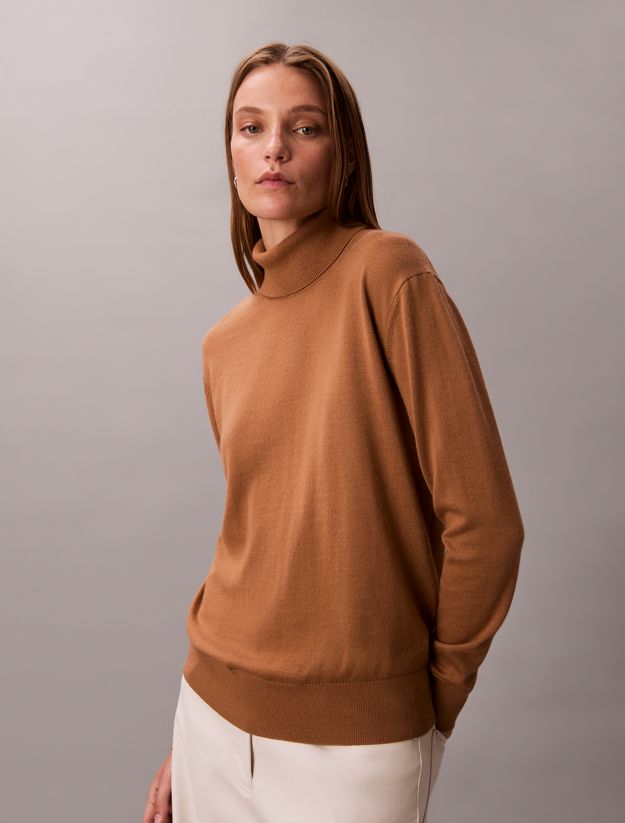 Merino Roll Neck Jumper