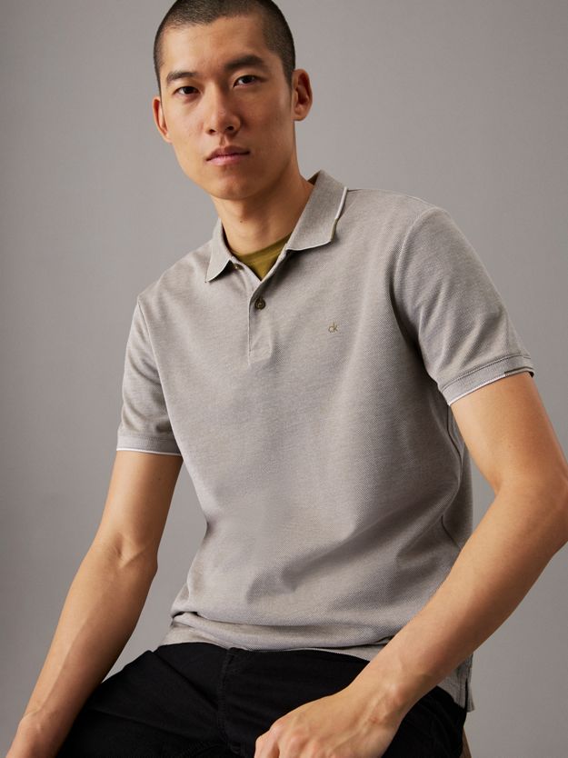 Oxford Two Tone Polo Shirt
