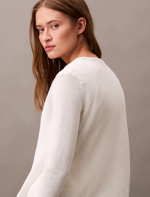 Cotton Blend Tie Front Cardigan