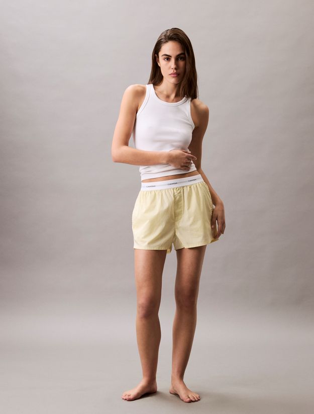 Cotton Poplin Pyjama Shorts