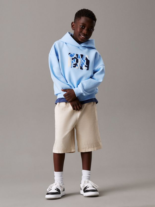 Relaxed Linen Blend Shorts