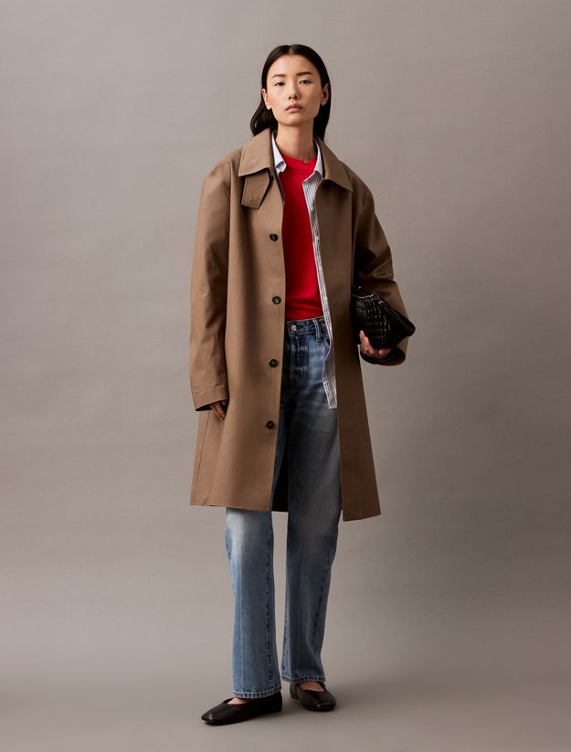 Lyocell Mock Neck T-shirt