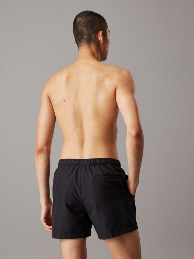 Medium Drawstring Swim Shorts - Logo Embroidery