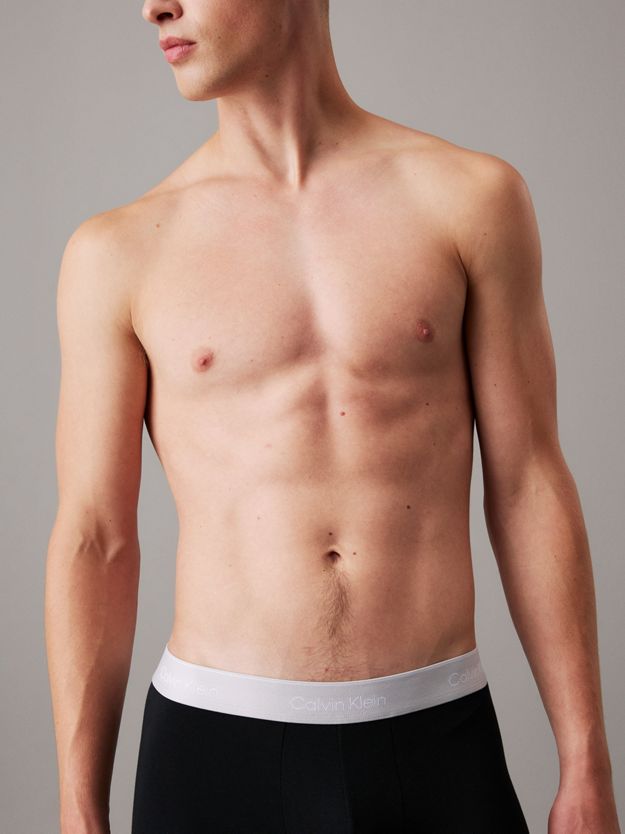 3 Pack Low Rise Trunks - Icon Cotton Stretch