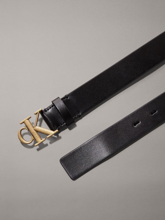 Leather Logo Belt