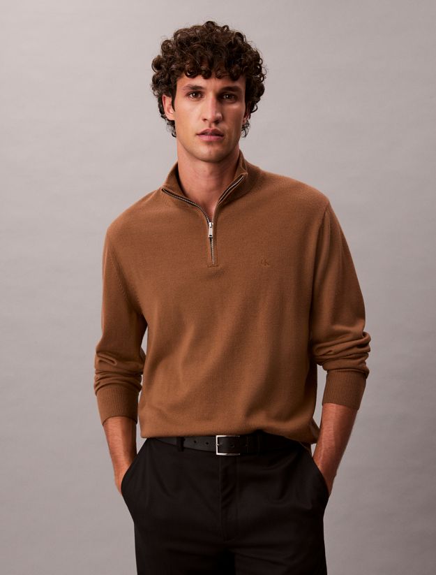 Quarter Zip Merino Jumper