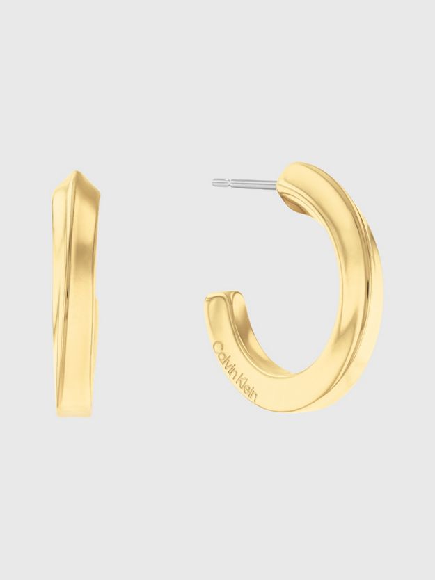 Twisted Ring Hoop Earrings