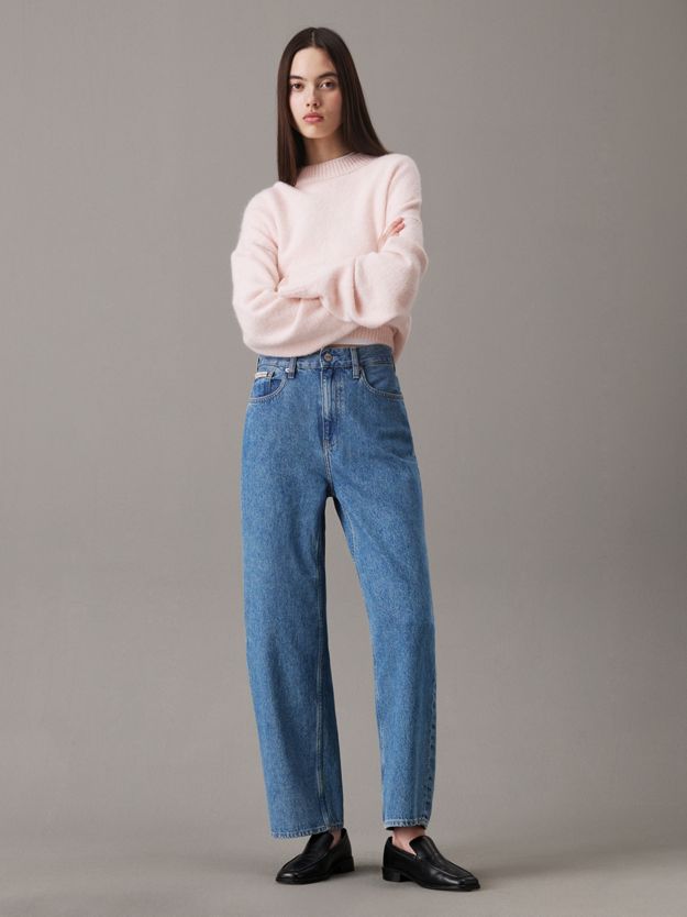 High Rise Barrel Jeans