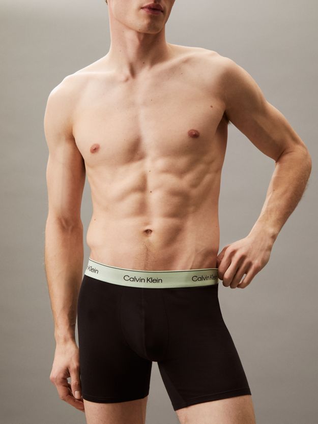 3 Pack Boxer Briefs - Icon Cotton Stretch