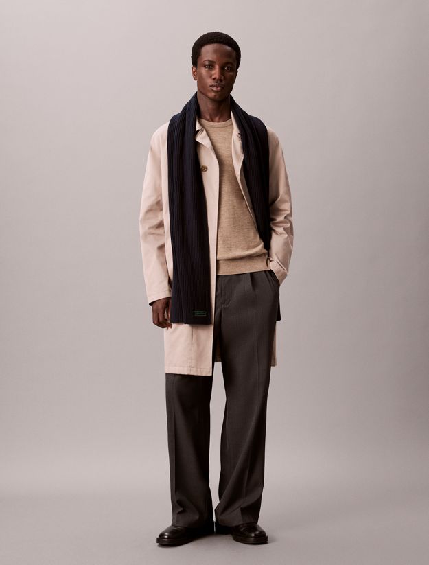 Cotton Cashmere Blend Scarf