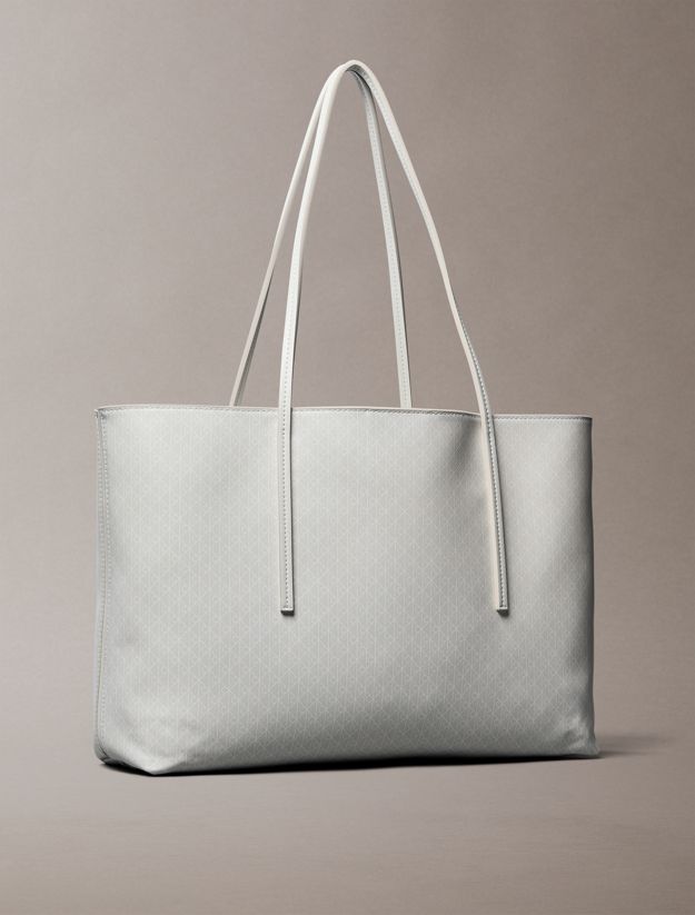 Allover Monogram Logo Tote Bag with Pouch