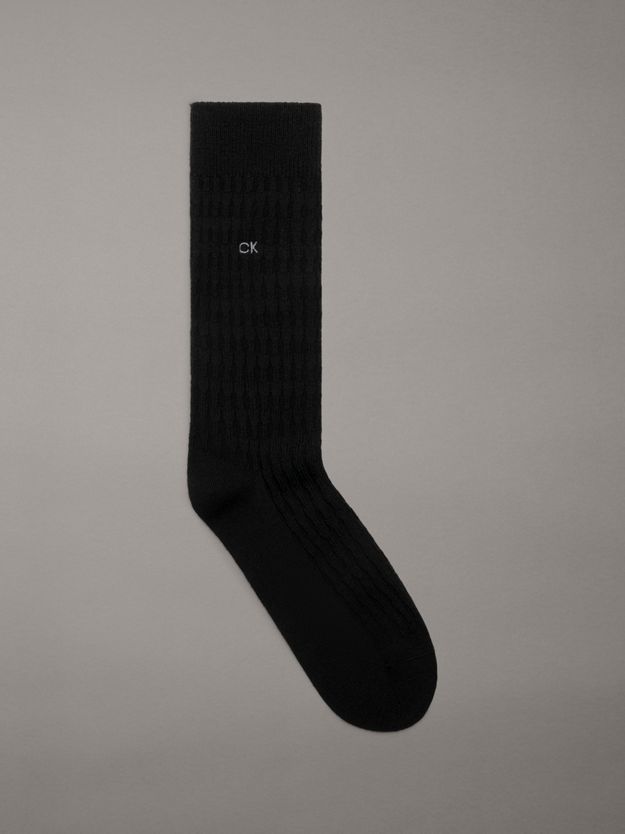 Wool Blend Crew Socks