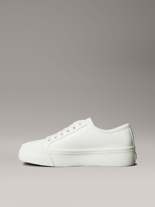 Leather Comfort Platform Trainers