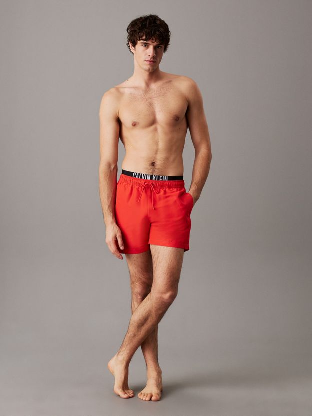 Double Waistband Swim Shorts - Intense Power