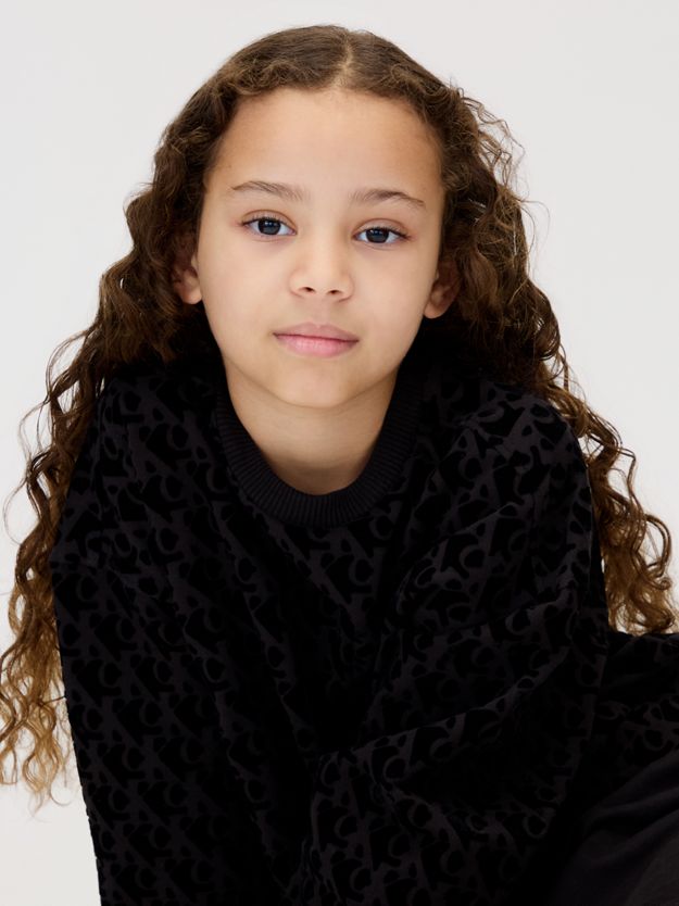 Fleece Logo Blouson Dress