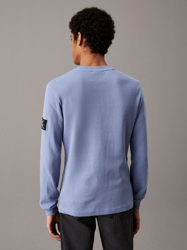 Slim Long Sleeve Waffle T-shirt