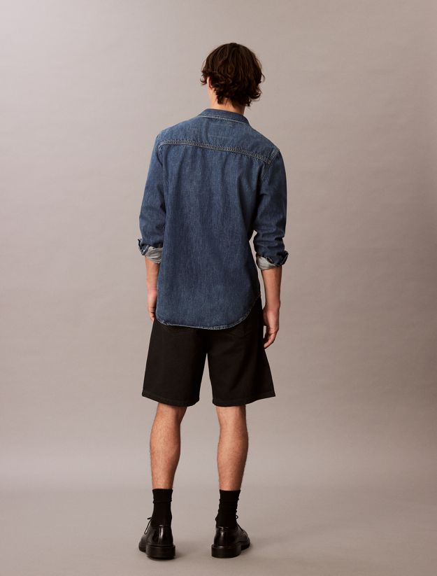 90's Loose Denim Shorts