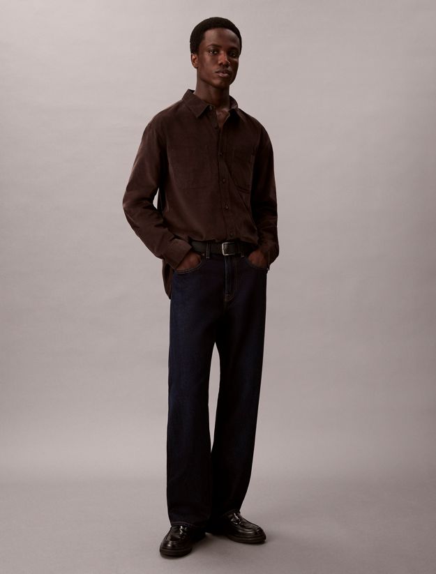 Corduroy Relaxed Button-Down Shirt
