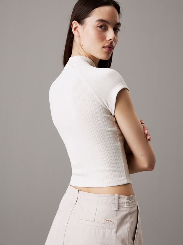 Cotton A-Line Mini Skirt