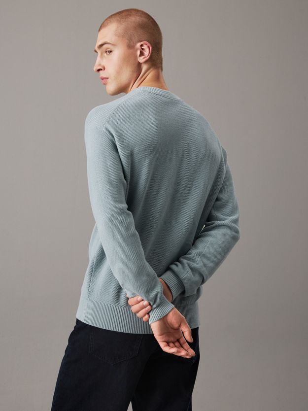 Textured Cotton Jumper