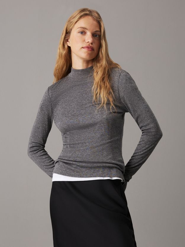 Slim Wool Lyocell Top