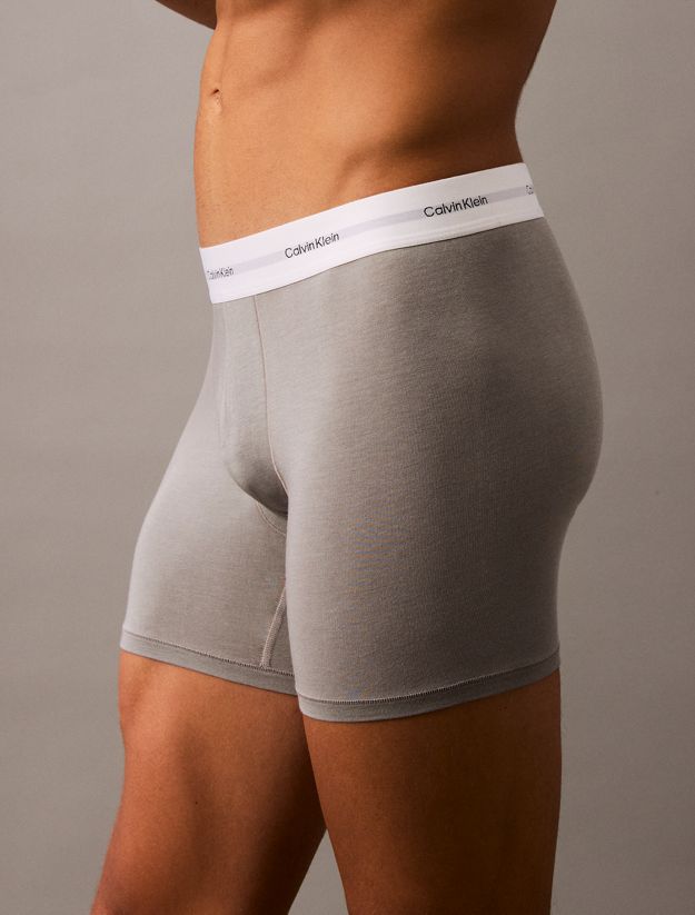 3 Pack Boxer Briefs - Cotton Modal Stretch